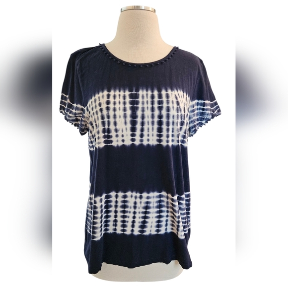 Hatley Emma Tee-Waterside Tie-Dye Shirt - Sz Med - Picture 1 of 5